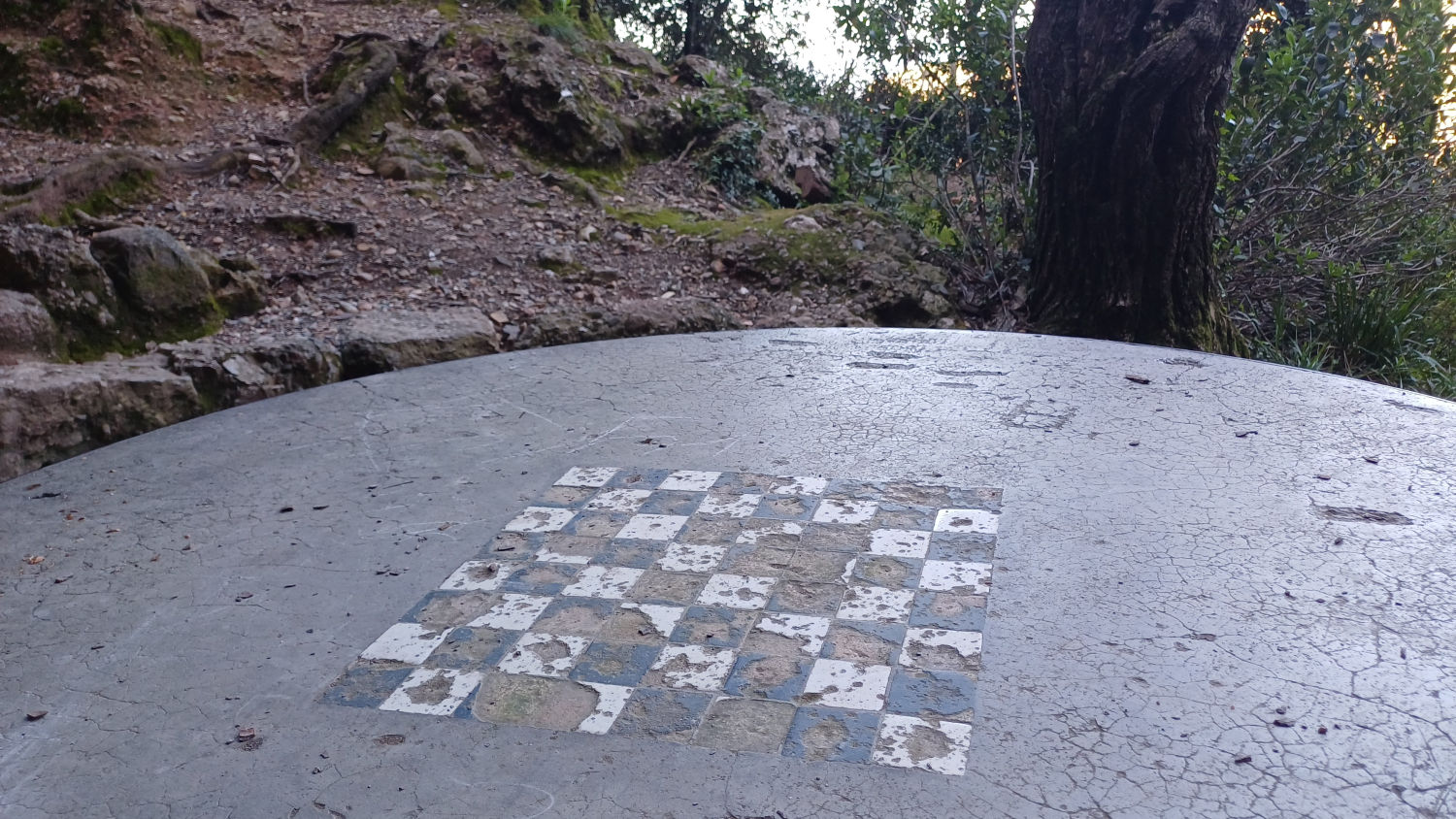 Antes, también se podía aprovechar la parada para jugar al ajedrez.