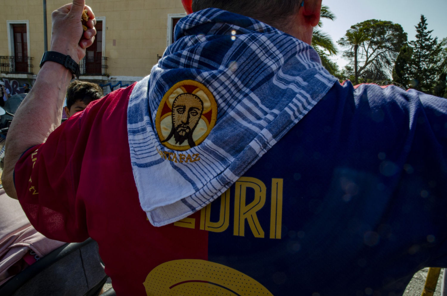 Participante en la romería de Santa Faz.