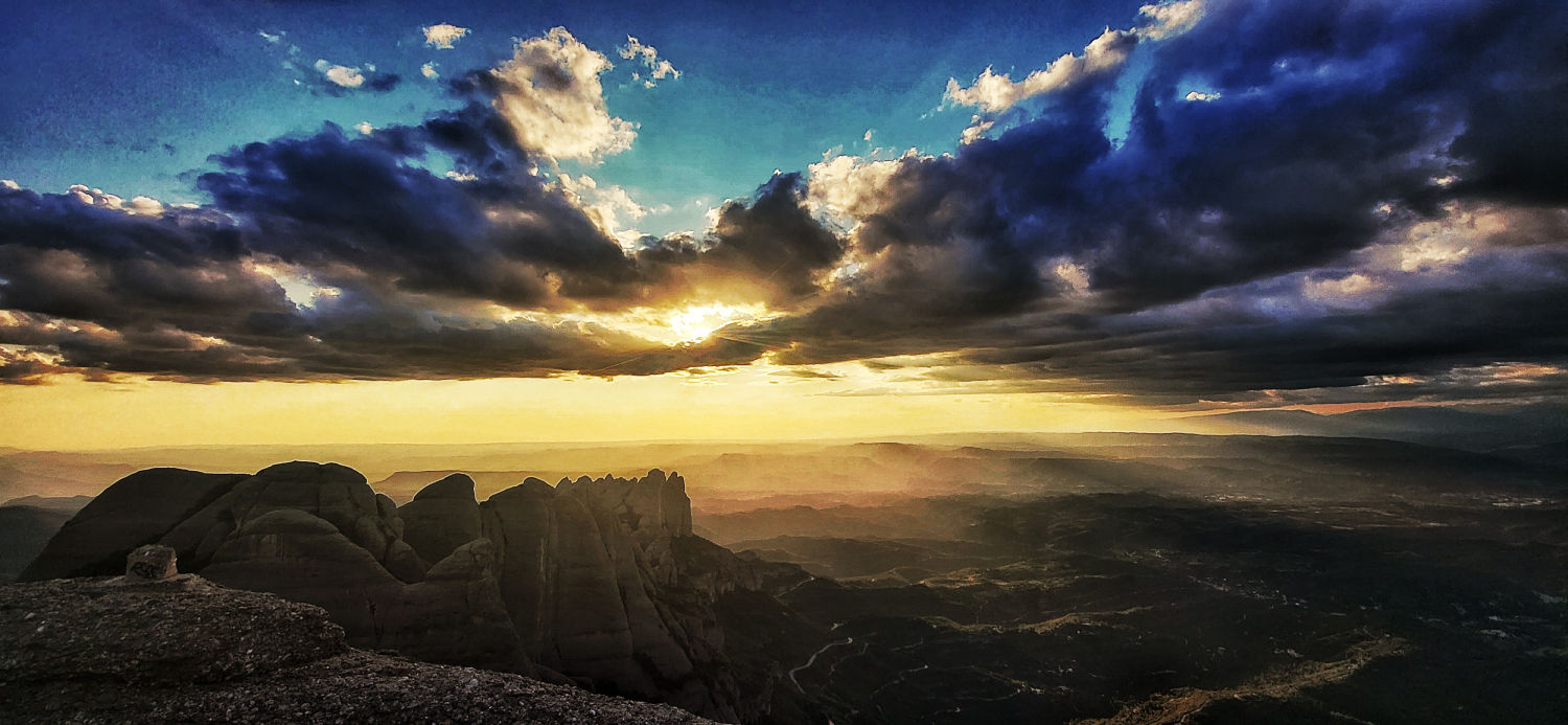 El cielo de Montserrat.