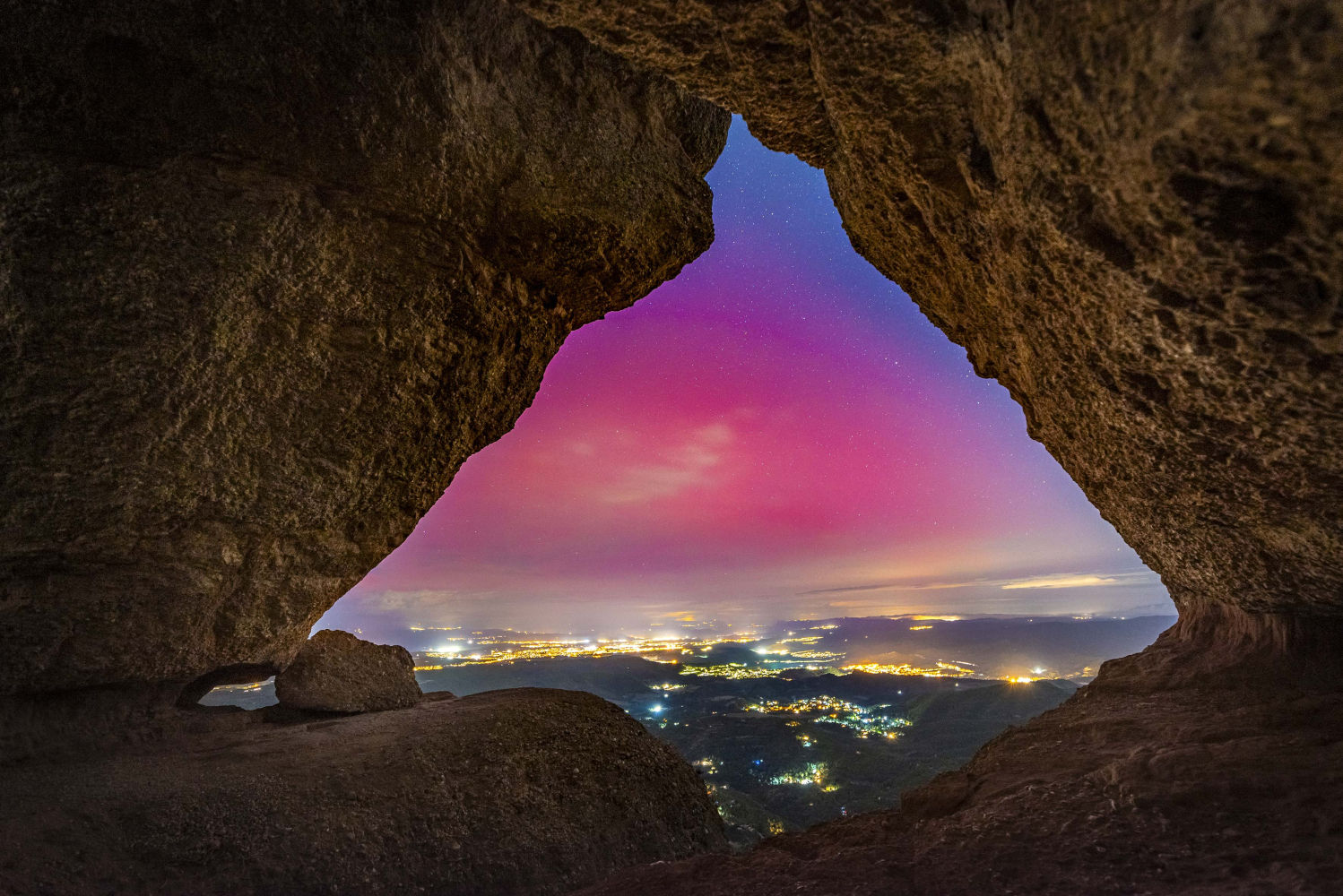 Aurora desde La Foradada.