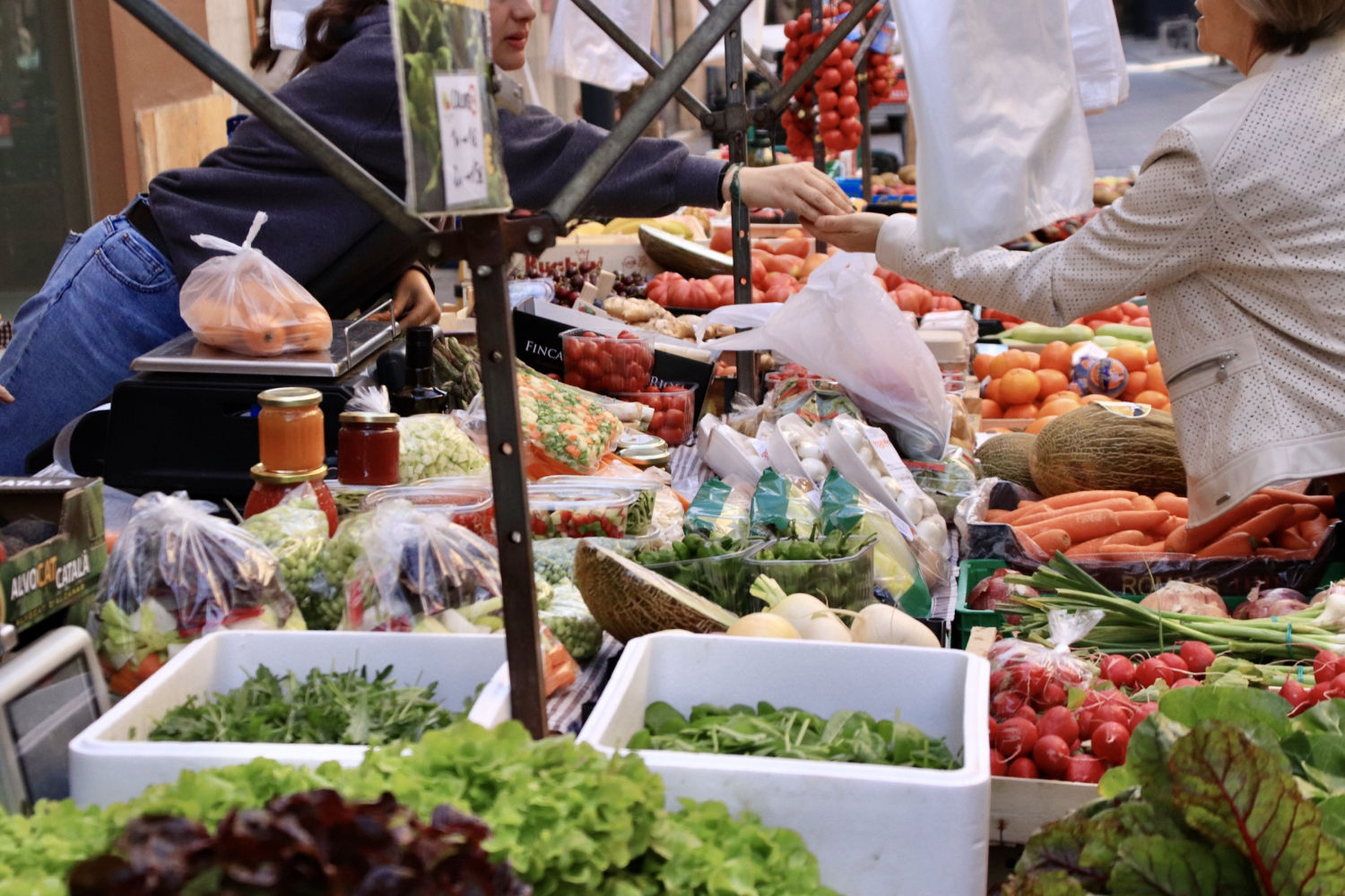 Parada en plena actividad.