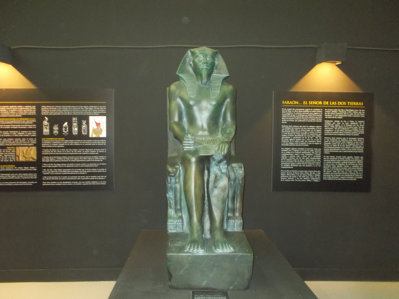 Espacio dedicado a la figura del faraón.