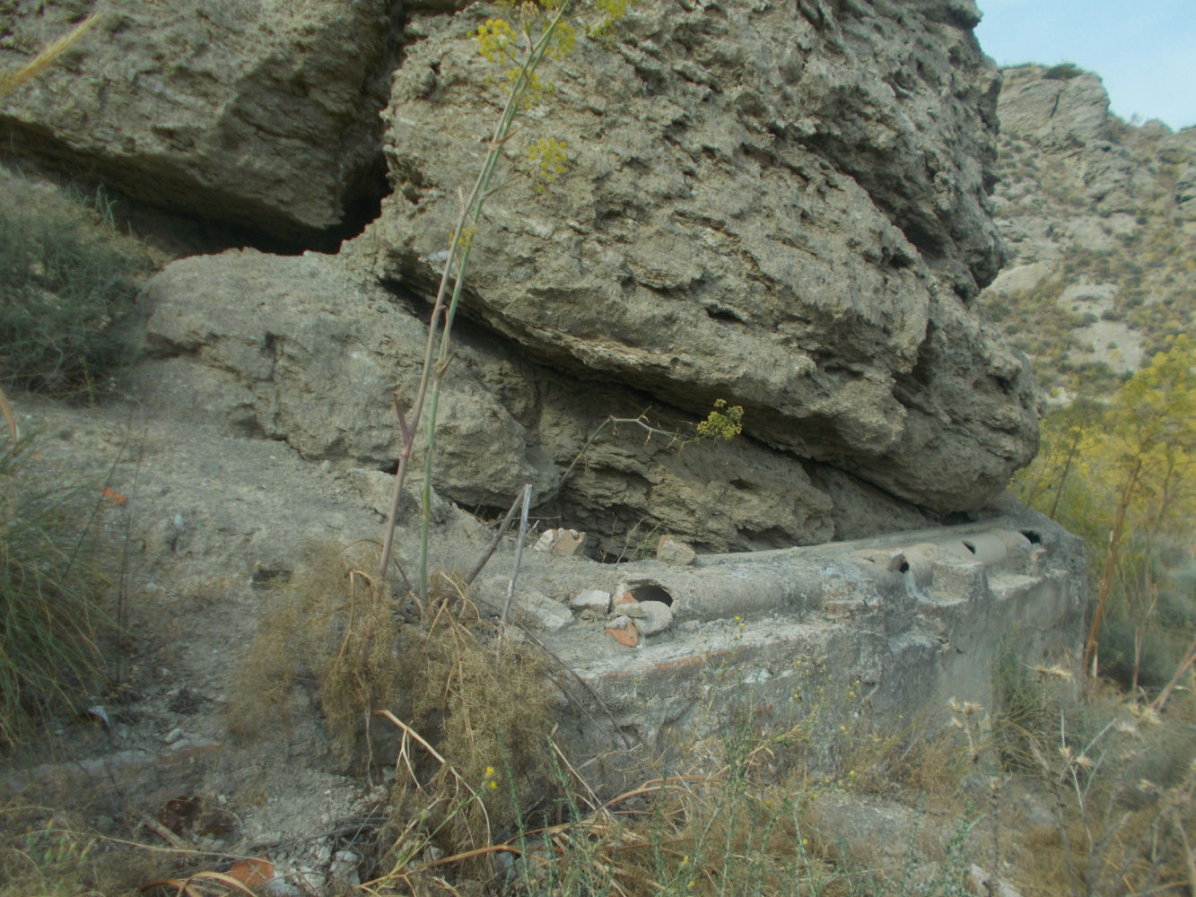 El paisaje cortado de El Piul.