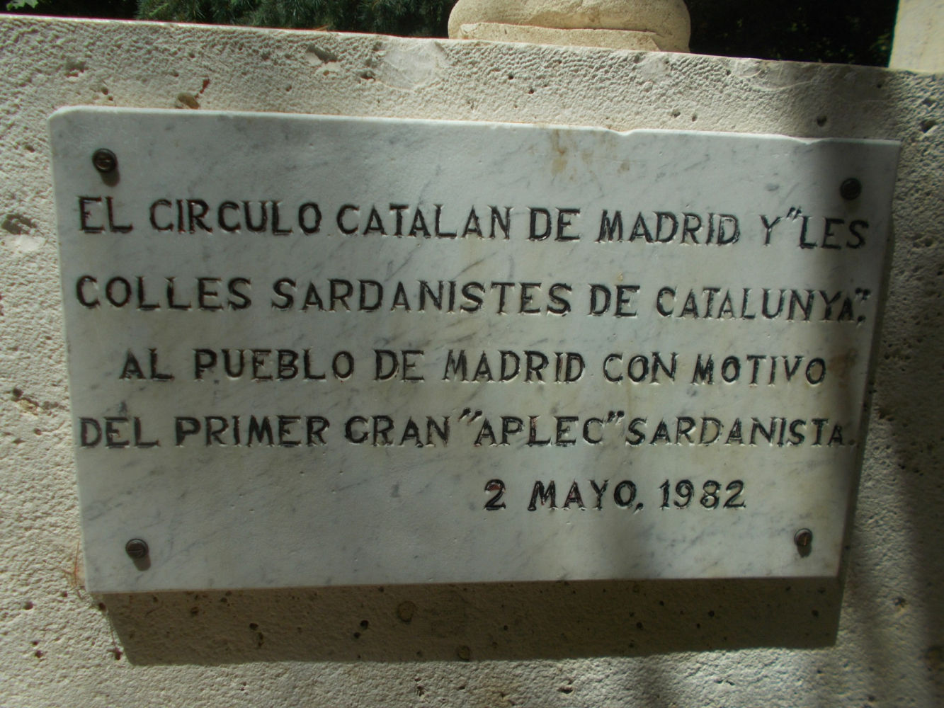 El rastro de la sardana en Madrid.