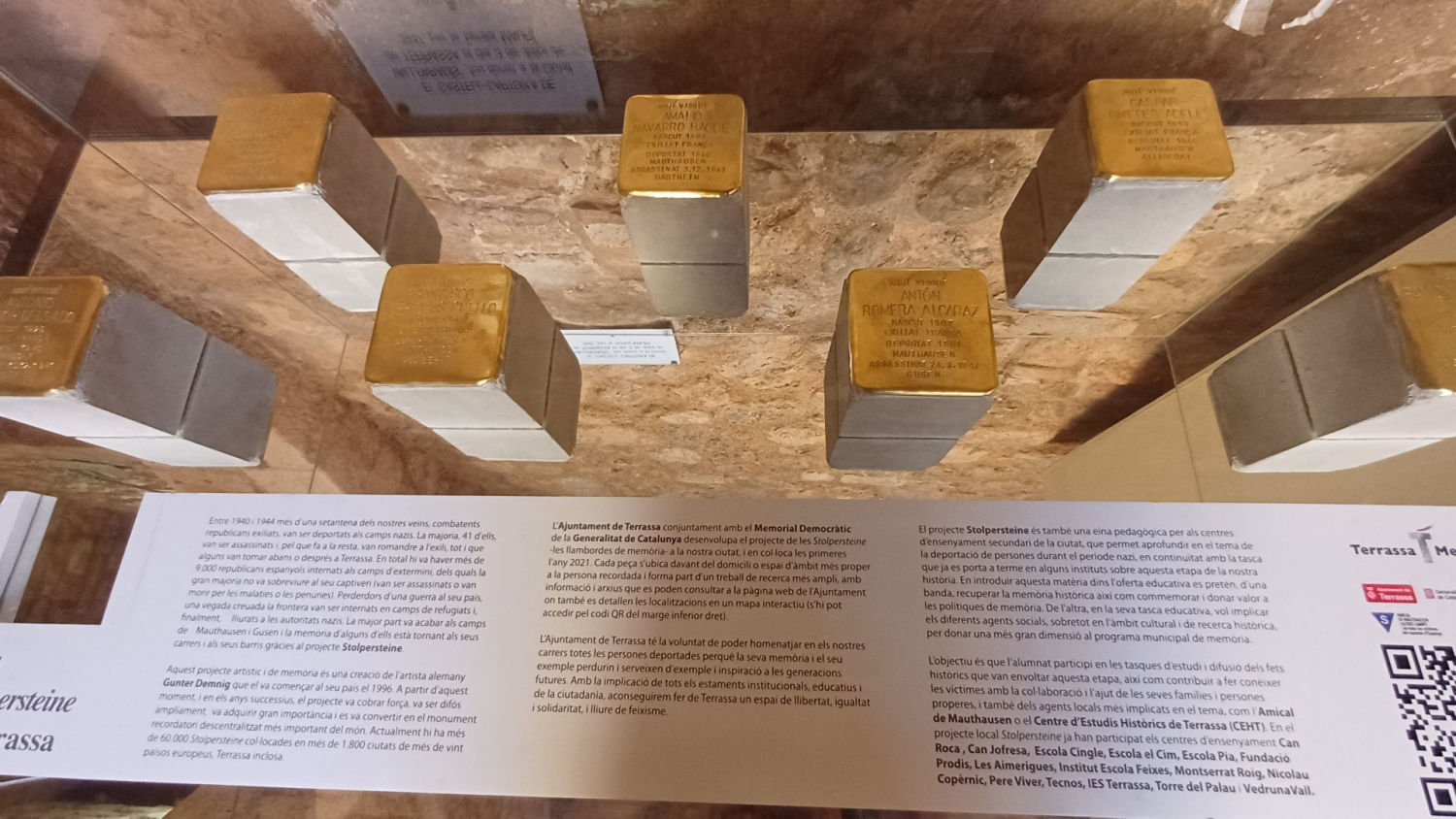 Stolpersteine, las piedras de la memoria.