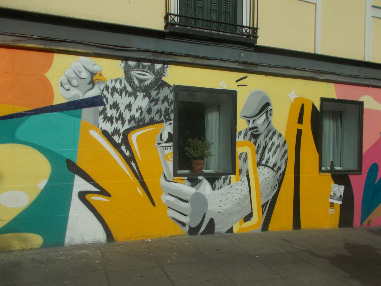 La ventana del grafiti.