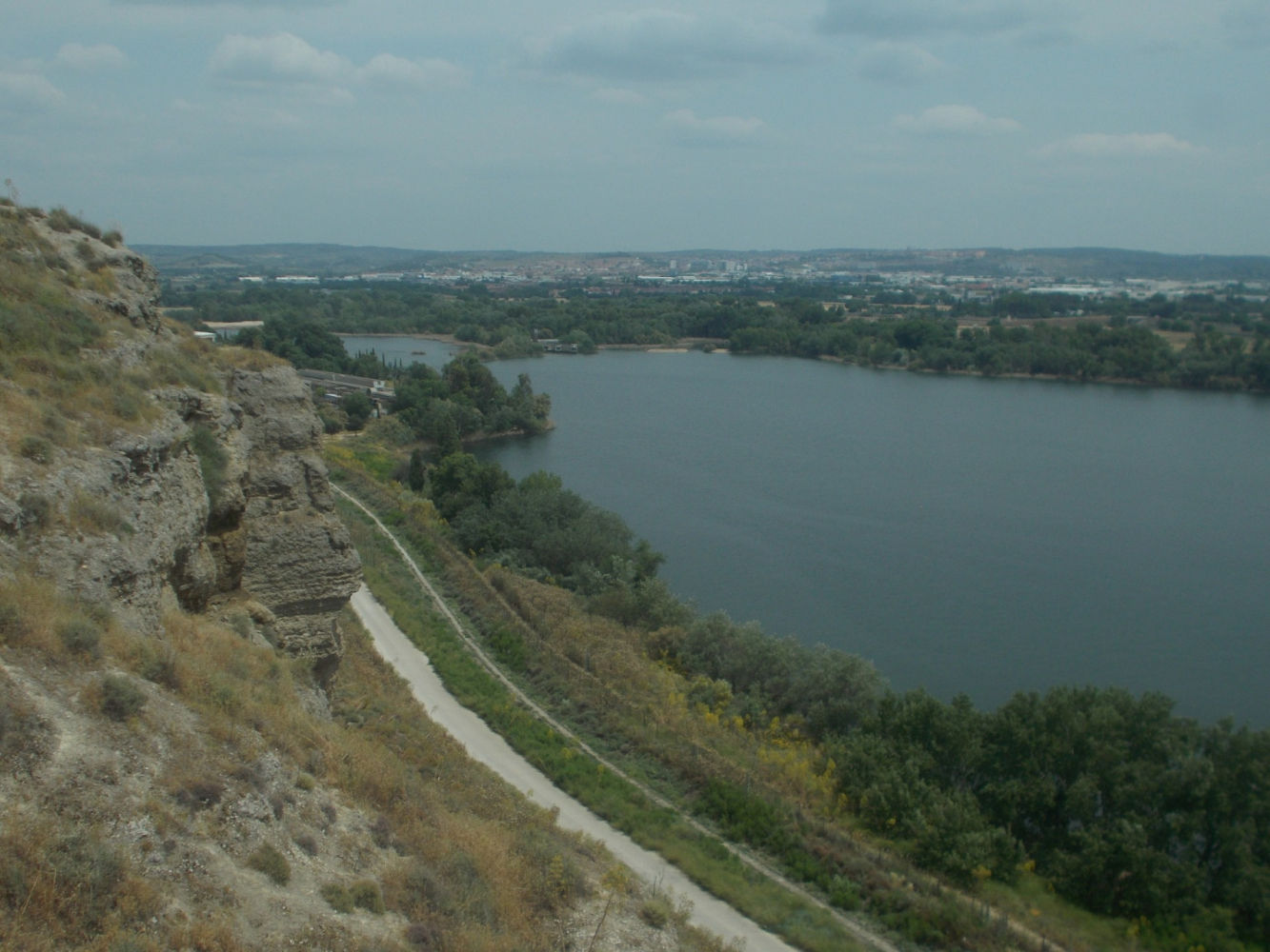 Mirador de la laguna del Campillo.