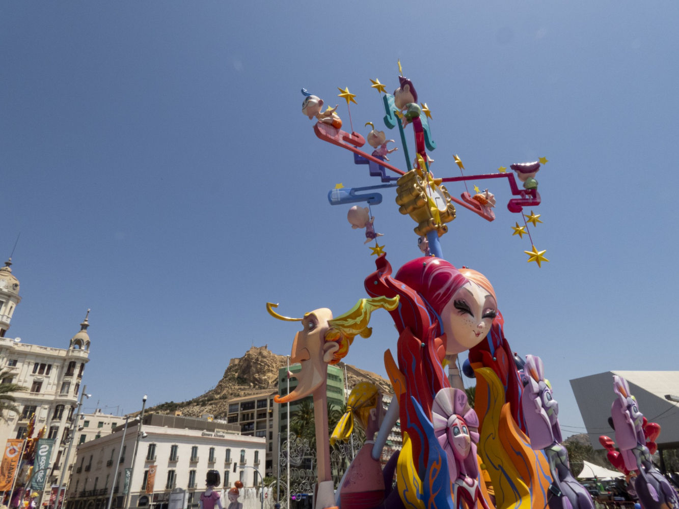 Foguera de la explanada.