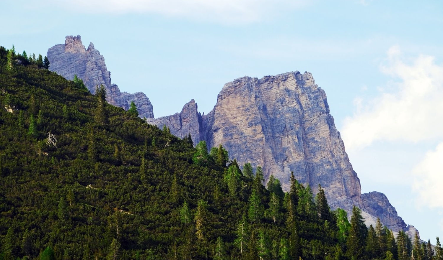 Ladera de las Dolomitas.
