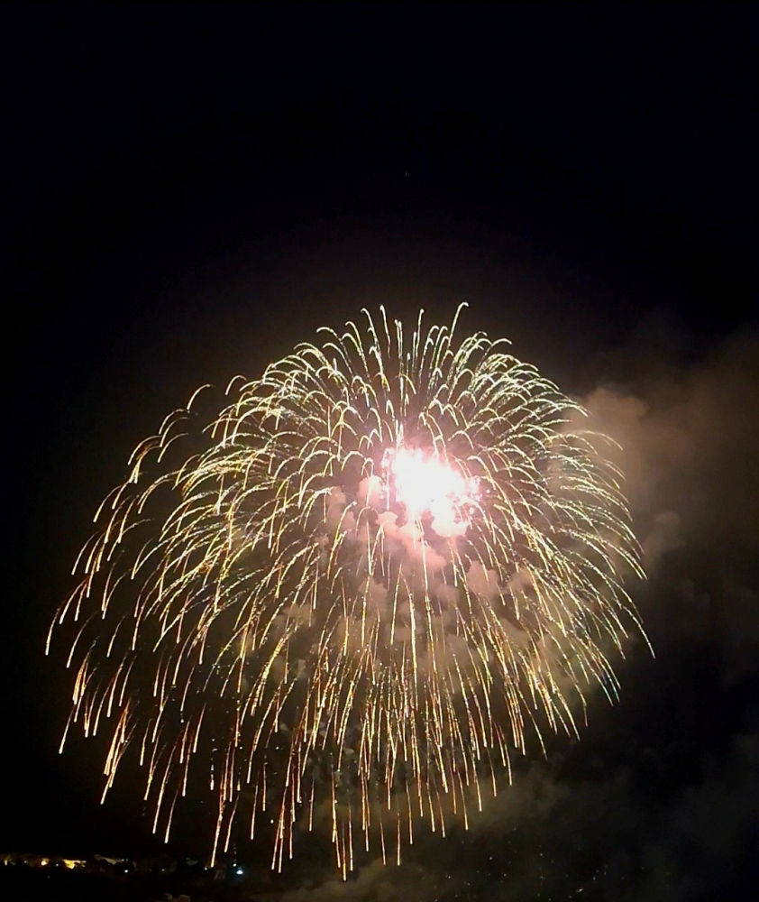 El espectáculo del concurso internacional de fuegos artificiales de Tarragona.