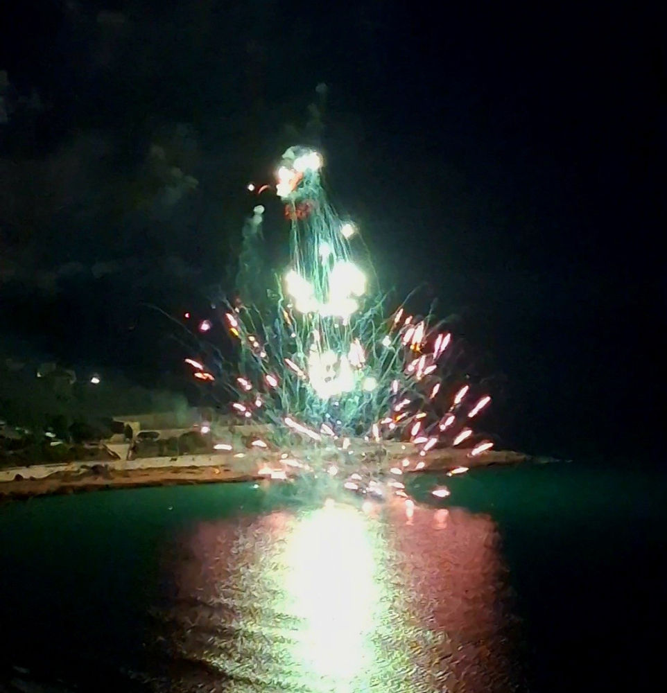 El espectáculo del concurso internacional de fuegos artificiales de Tarragona.