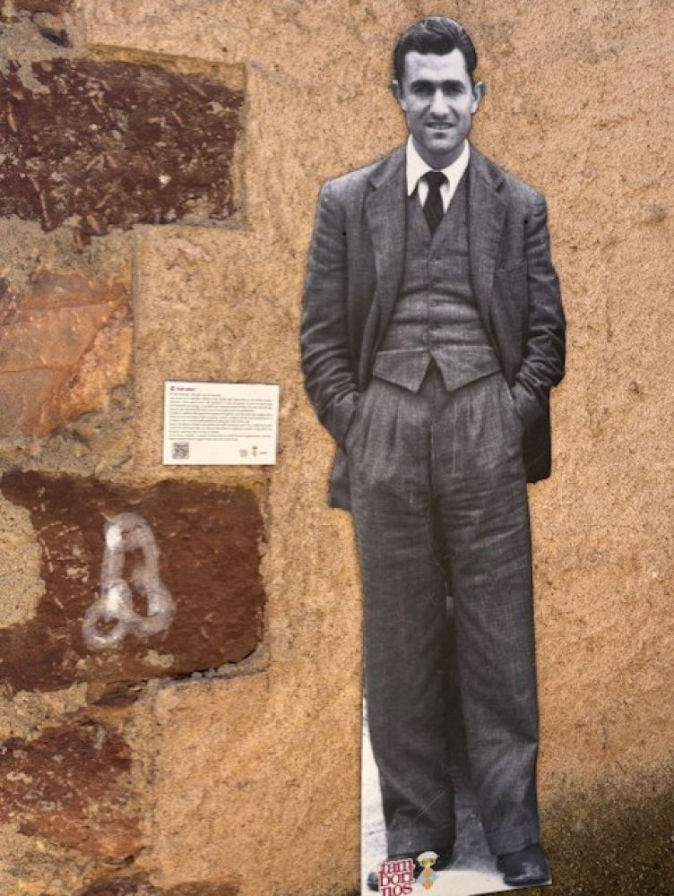 Uno de los retratos de los antiguos vecinos de Prades.