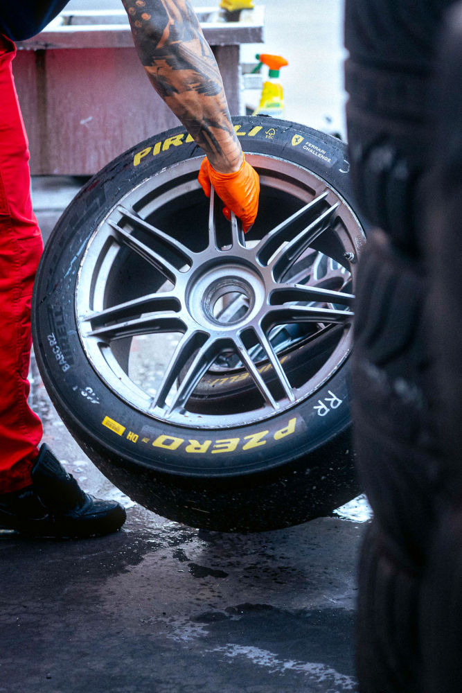 Mecánico en acción.