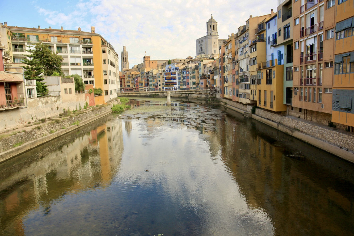 El Onyar a su paso por Girona.
