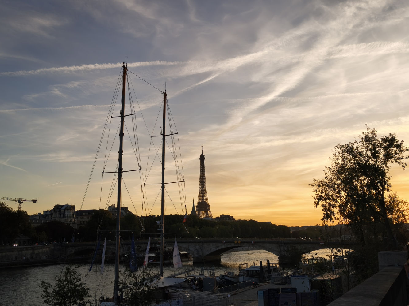 Atardecer en París.