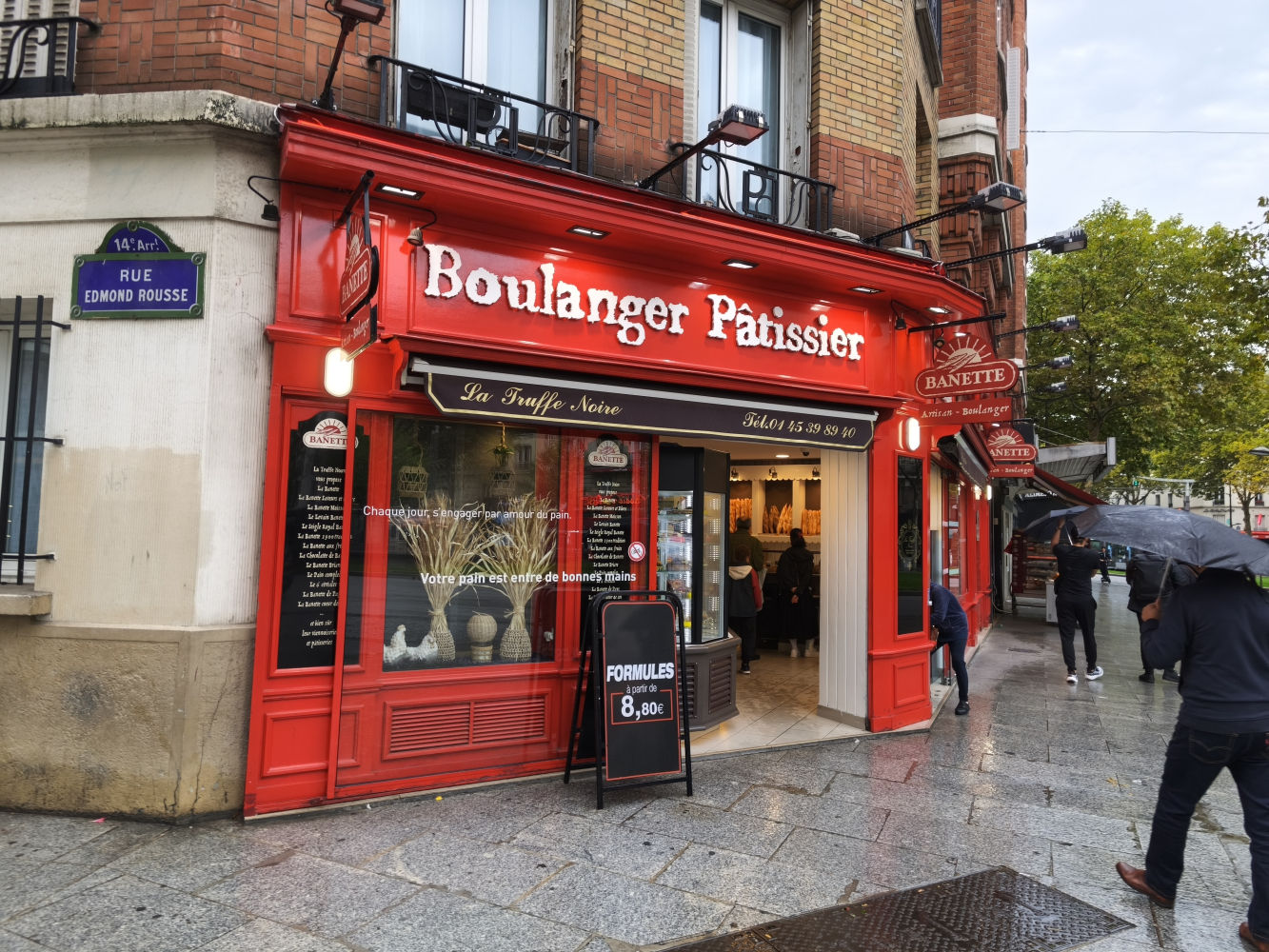Boulangerie típica de París.