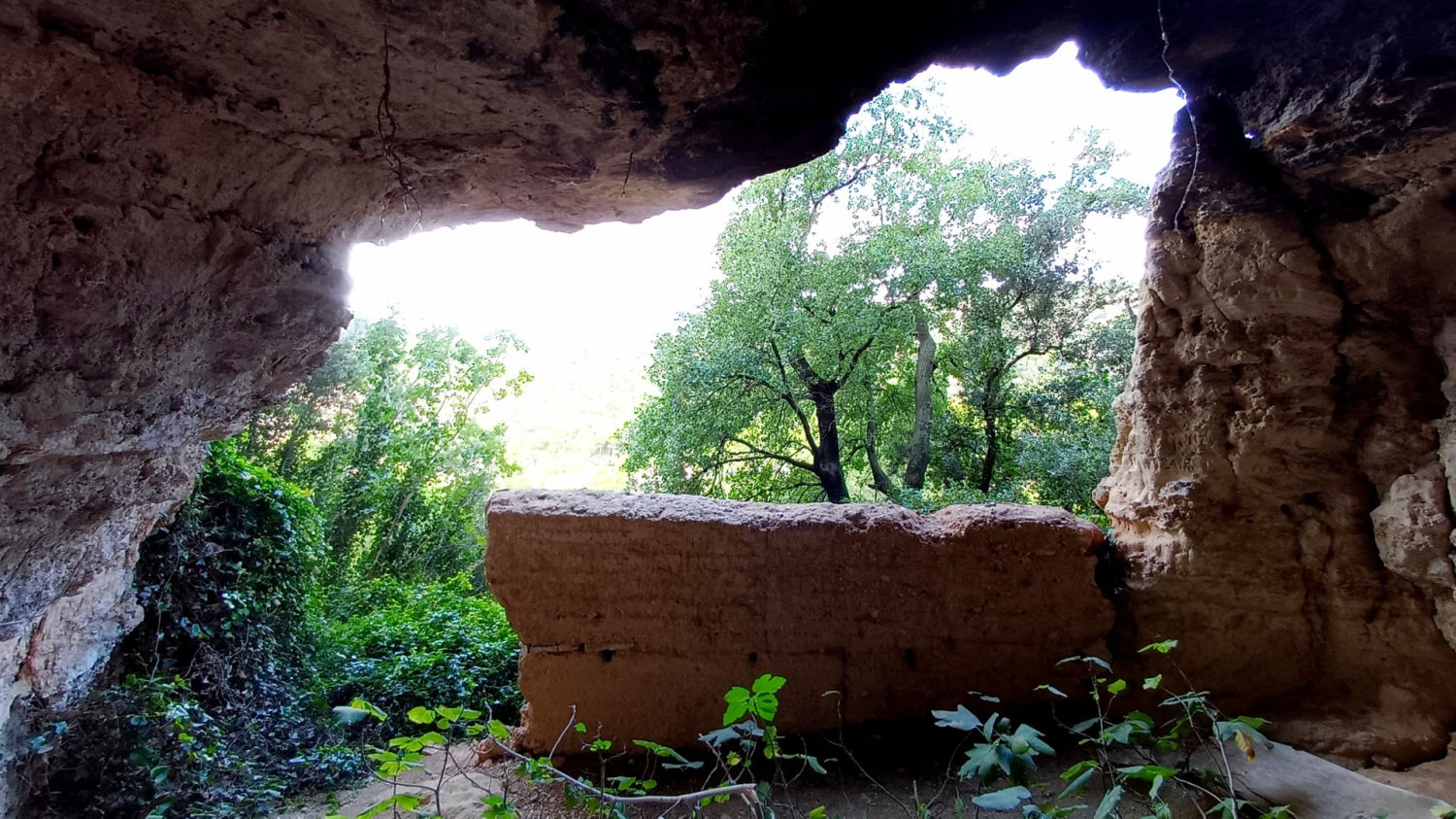 Interior de la Cova del Mallorquí