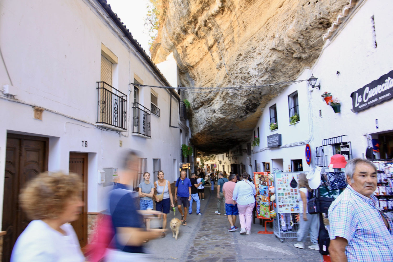 El techo de piedra de Setenil de las Bodegas.