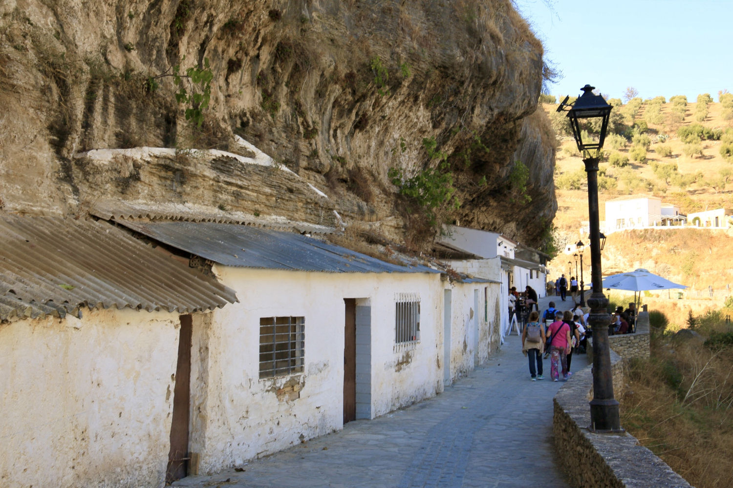 Casas bajo la roca, en Setenil de las Bodegas.