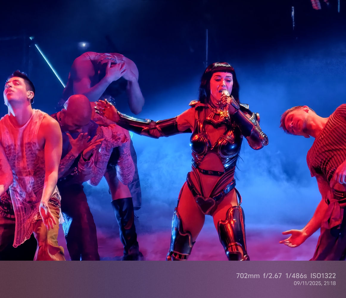 Katy Perry, en un instante del concierto.