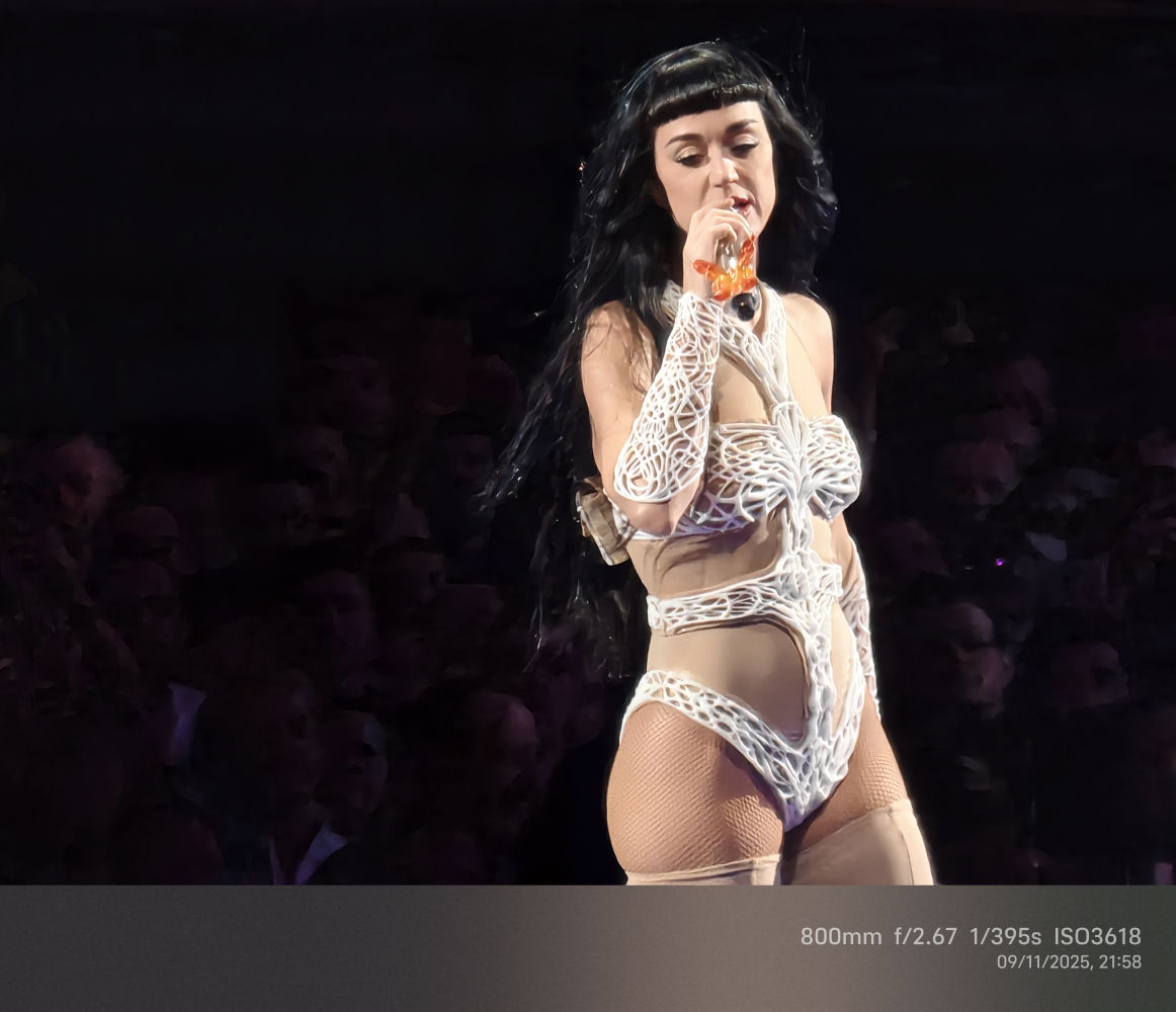 Katy Perry, en un instante del concierto.