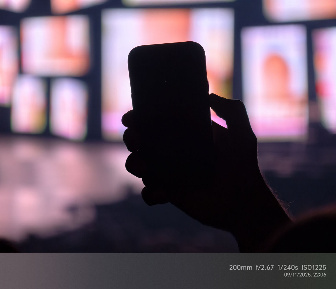 Nadie se quiso perder la posibilidad de inmortalizar la velada.