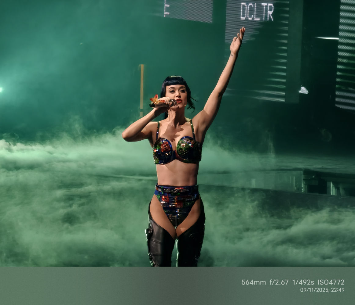 Katy Perry, en un instante del concierto.