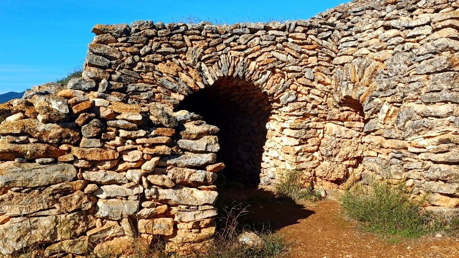 Construcción de piedra seca