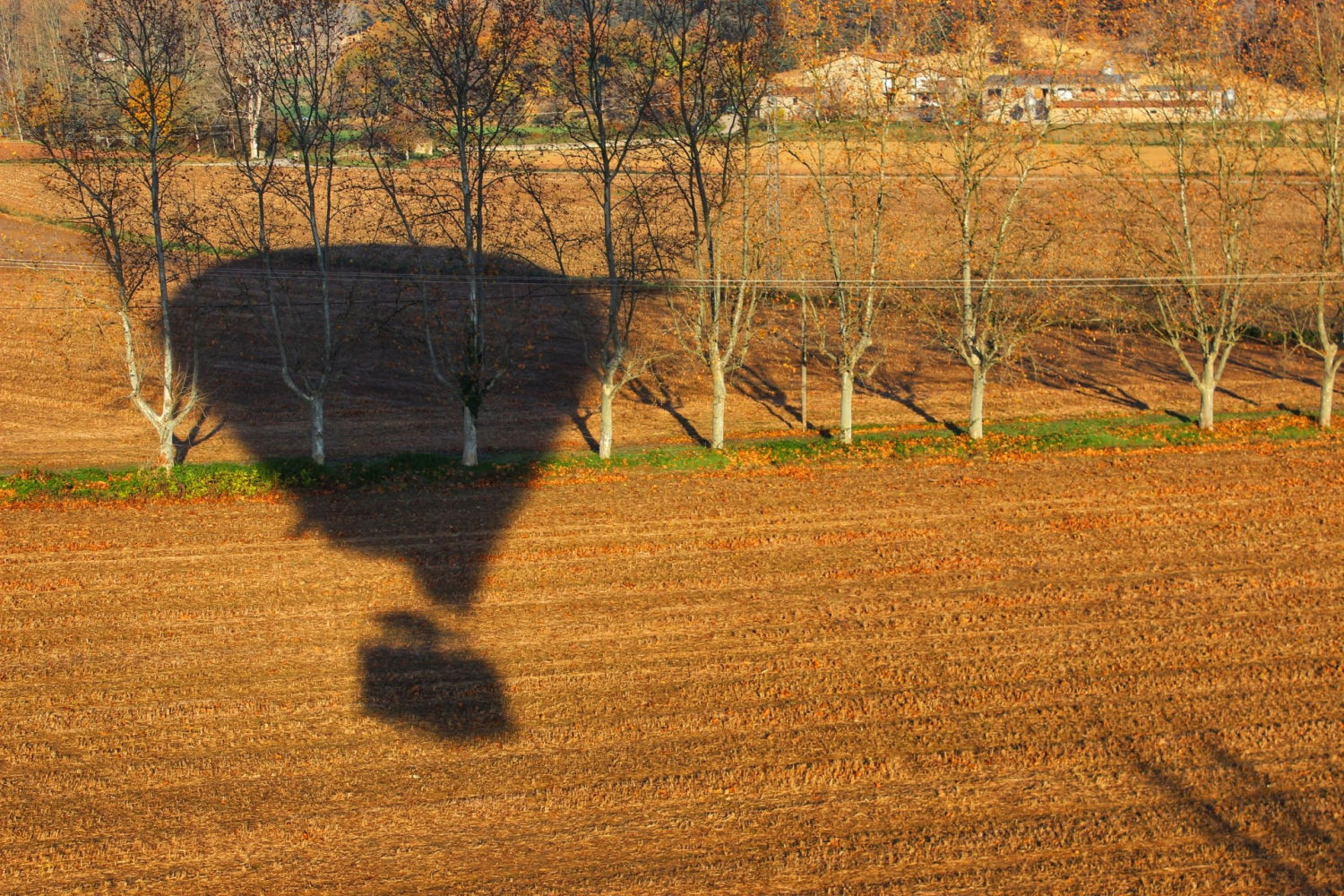 La Garrotxa a vista de globo.