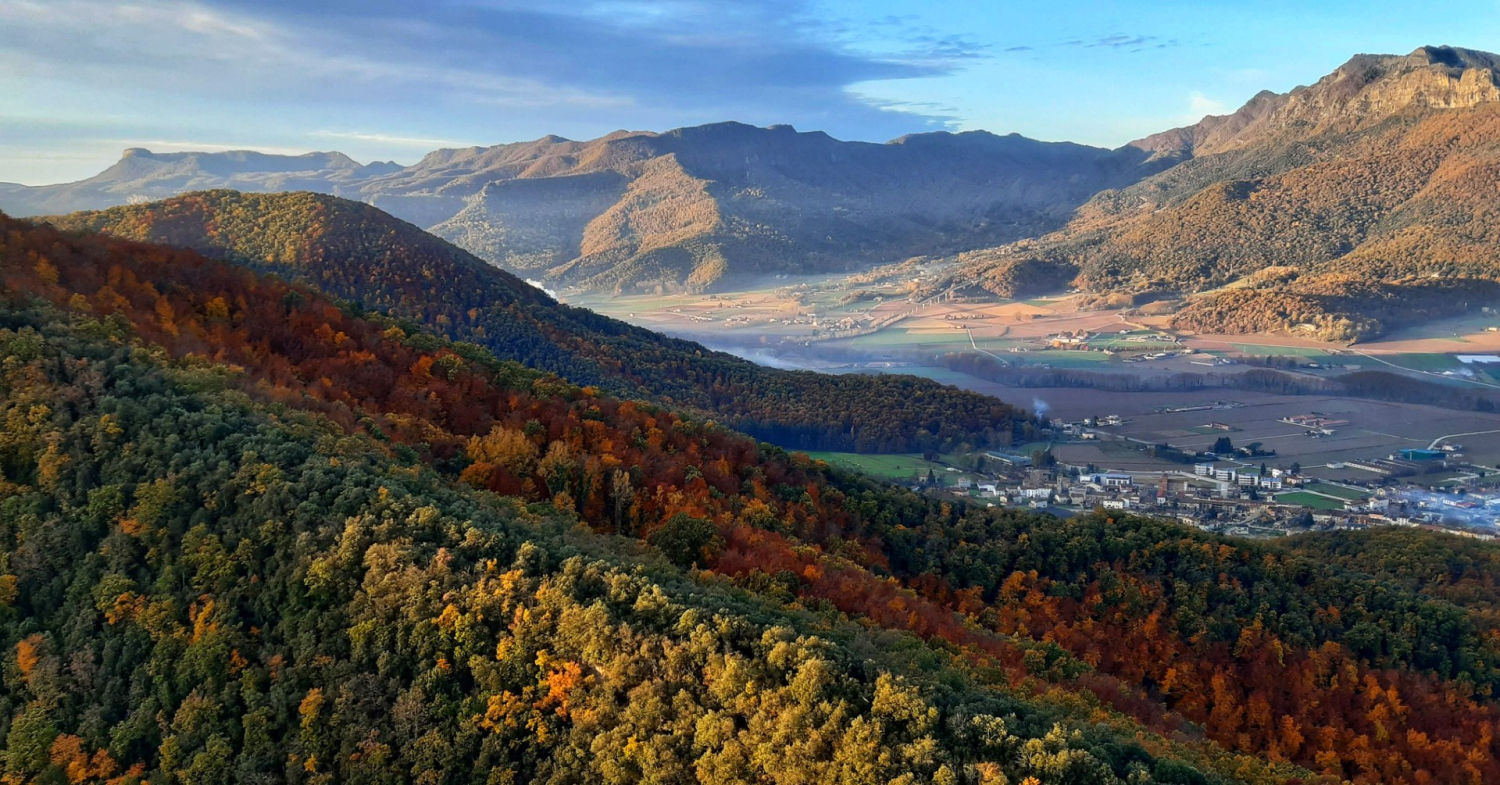 Otoño en la Vall d'en Bas.