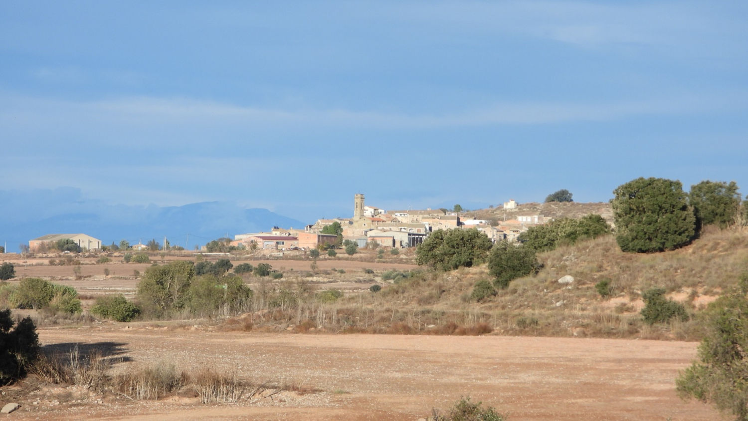 El Urgell está salpicado de pequeños pueblos.