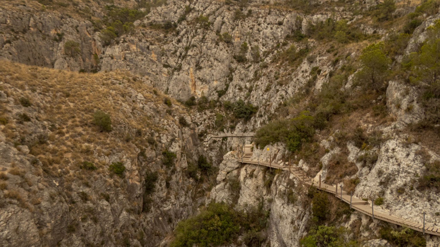 Itinerario de la pasarela de Relleu.