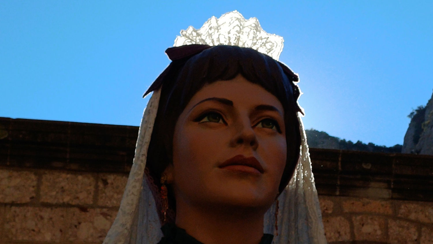 Geganta en Montserrat.