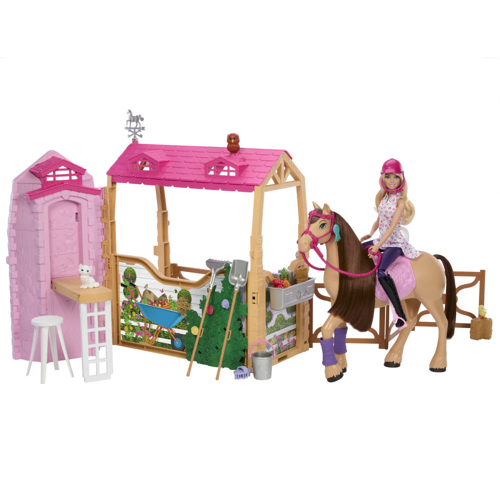 Muñeca Barbie con caballo y establo, PVPR 89,99€ (+ 3 años)