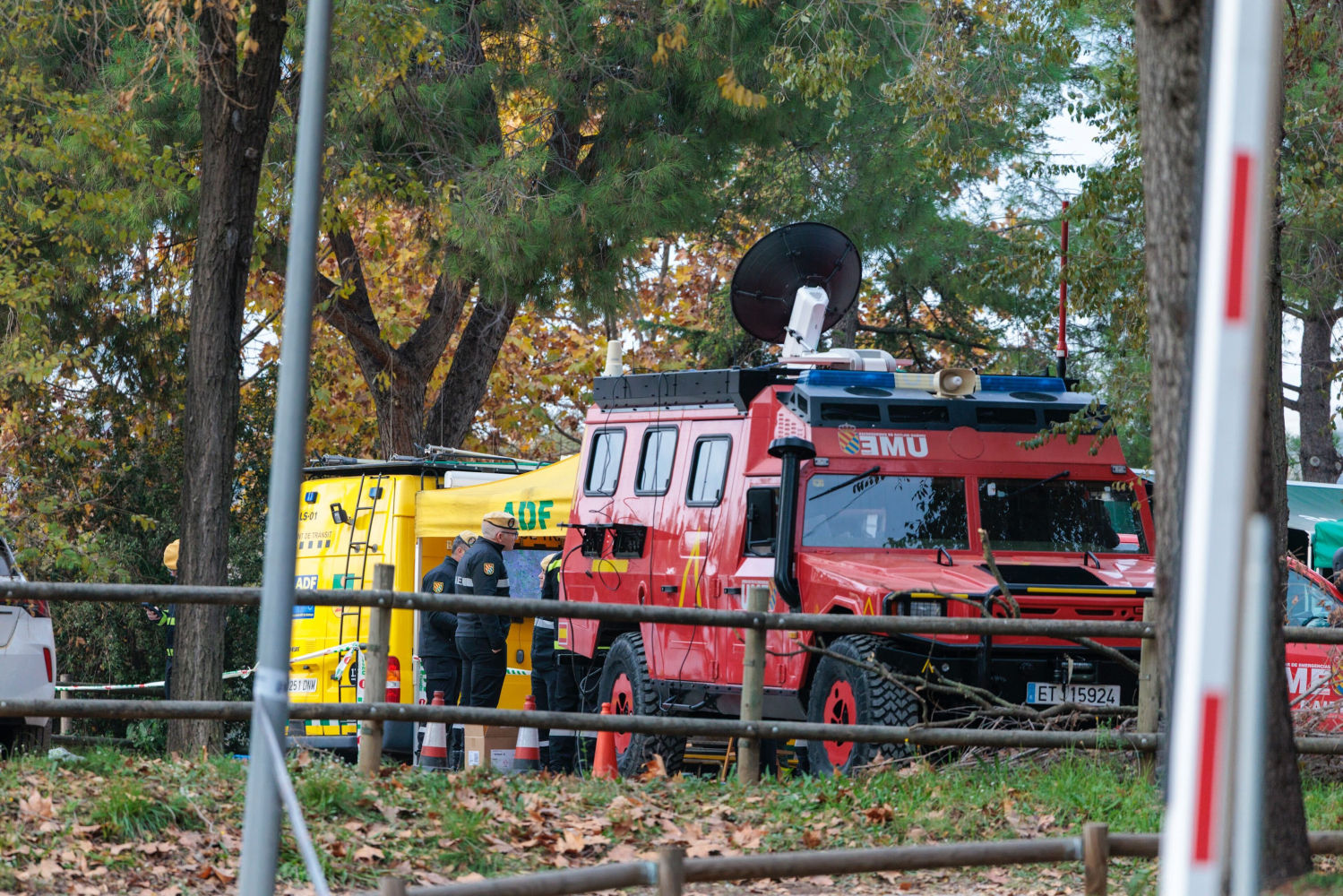 Hay varis equipos móviles en Collserola para encara la crisis en los jabalís por la peste porcina africana porcina africana en Collserola en concentran en se concentran en Torreferrussa