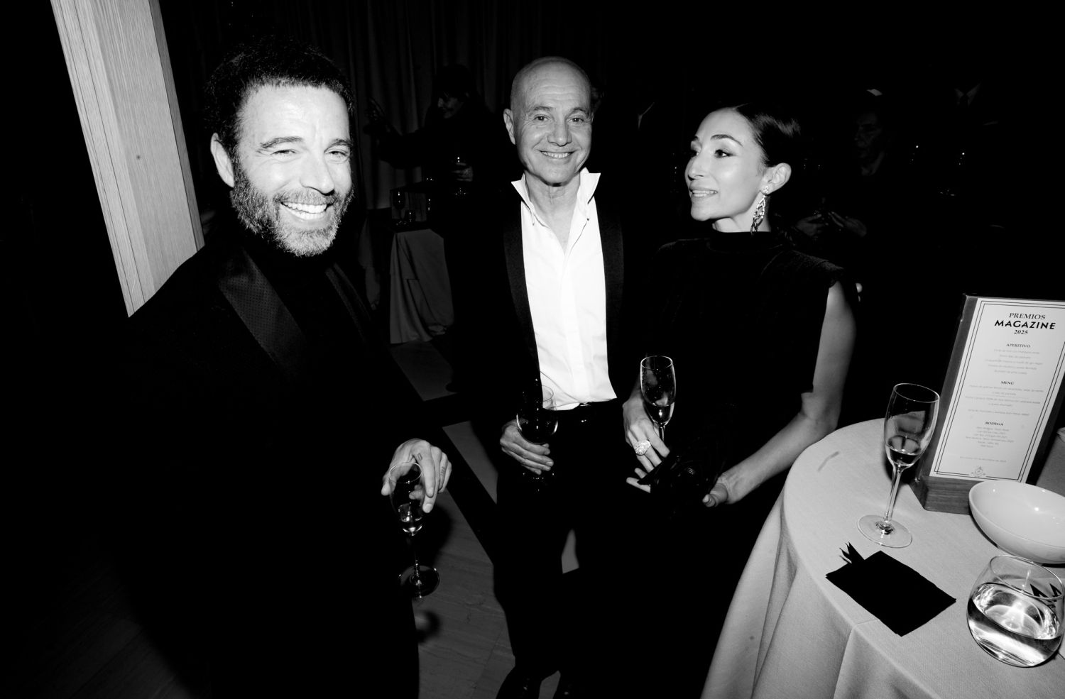 Carles Francino, Gilles Saint Martin y la cantante Izah