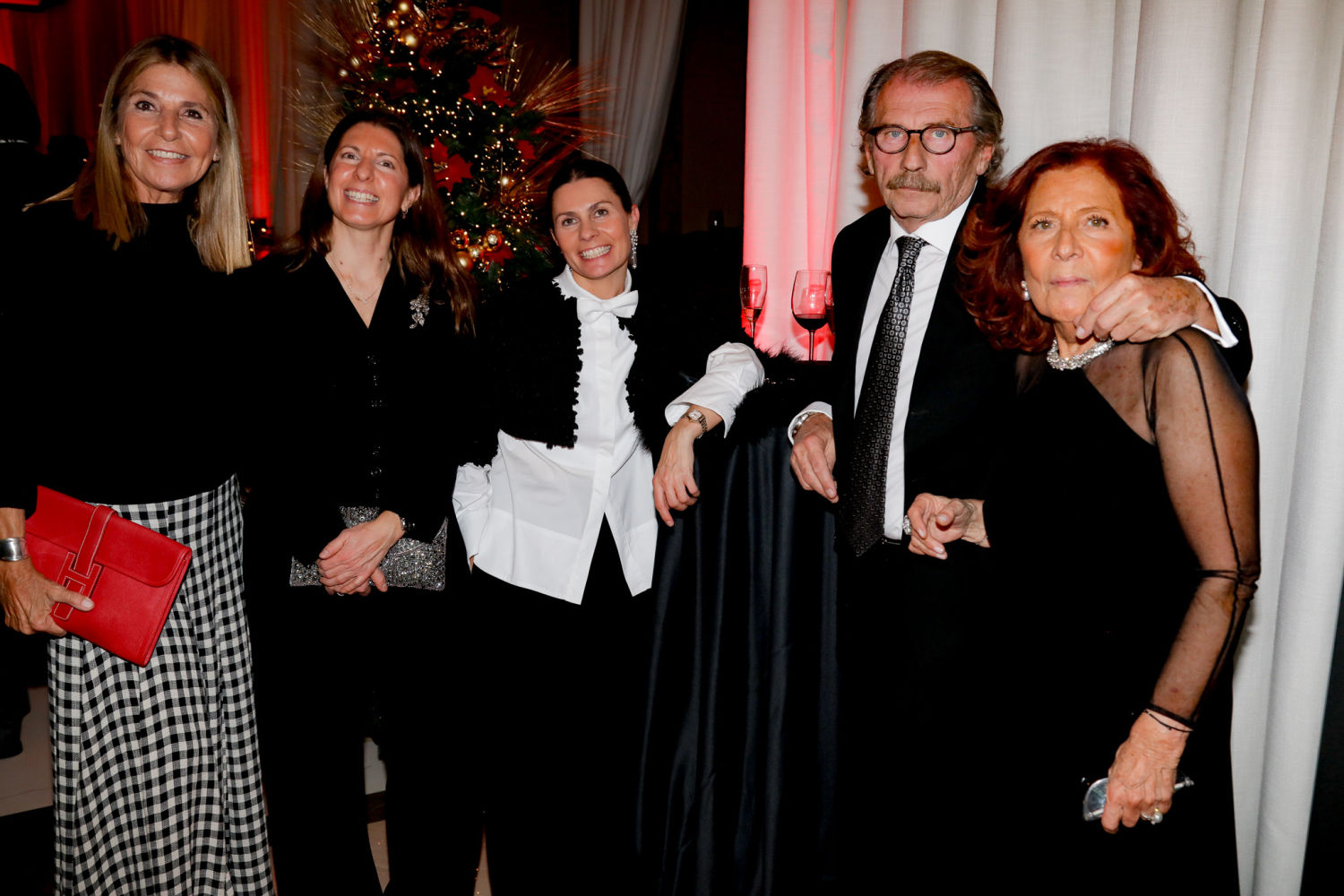 Eva Vilallonga, Andrea y Alejandra Osés, Ramón Osés y Marta Rota