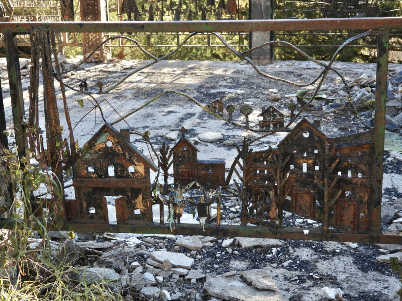 Detalle de unas casas.