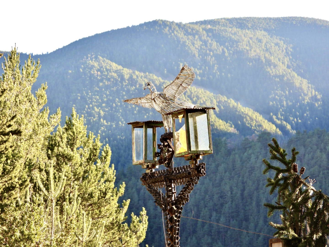 El Saló d’Art de Planès está en el medio natural.