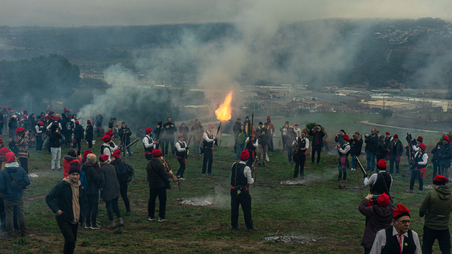 Uno de los actos de la Festa del Pi