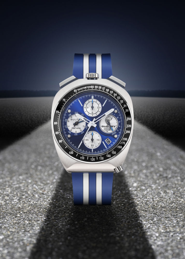 Fundada en 1875, Bulova  enamora con  su Shelby de edición limitada en homenaje al piloto  y fundador de la Carroll Shelby’s Children’s Foundation.