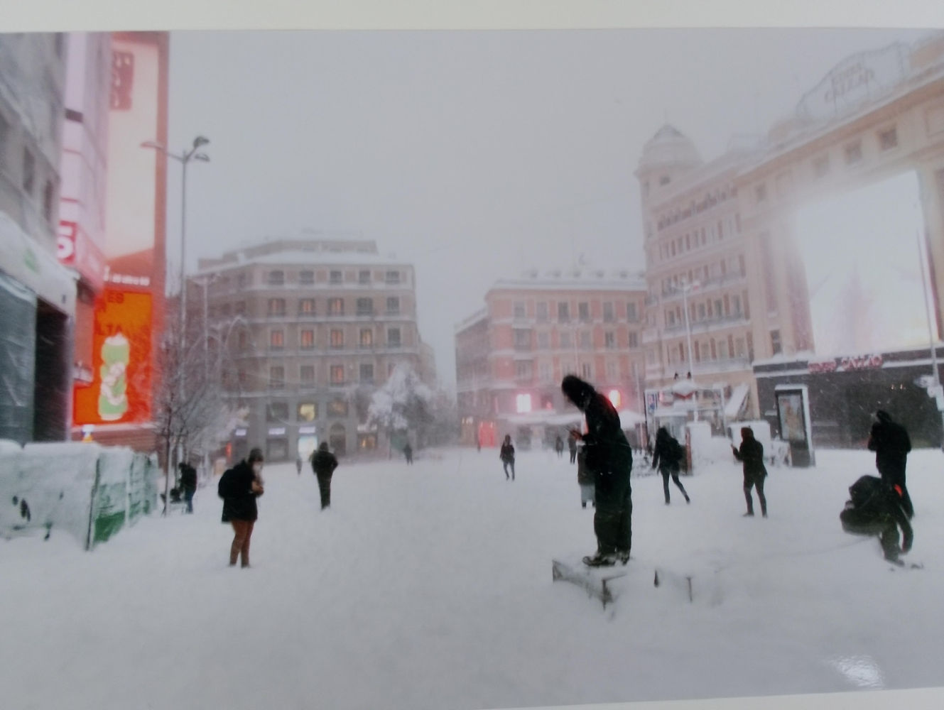 Madrid en la nevada de 'Filomena'.