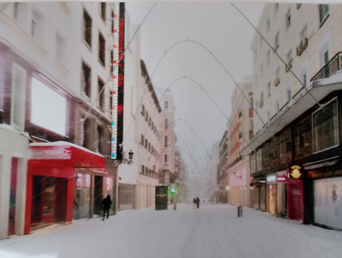 Madrid se cubrió de nieve durante 'Filomena'.