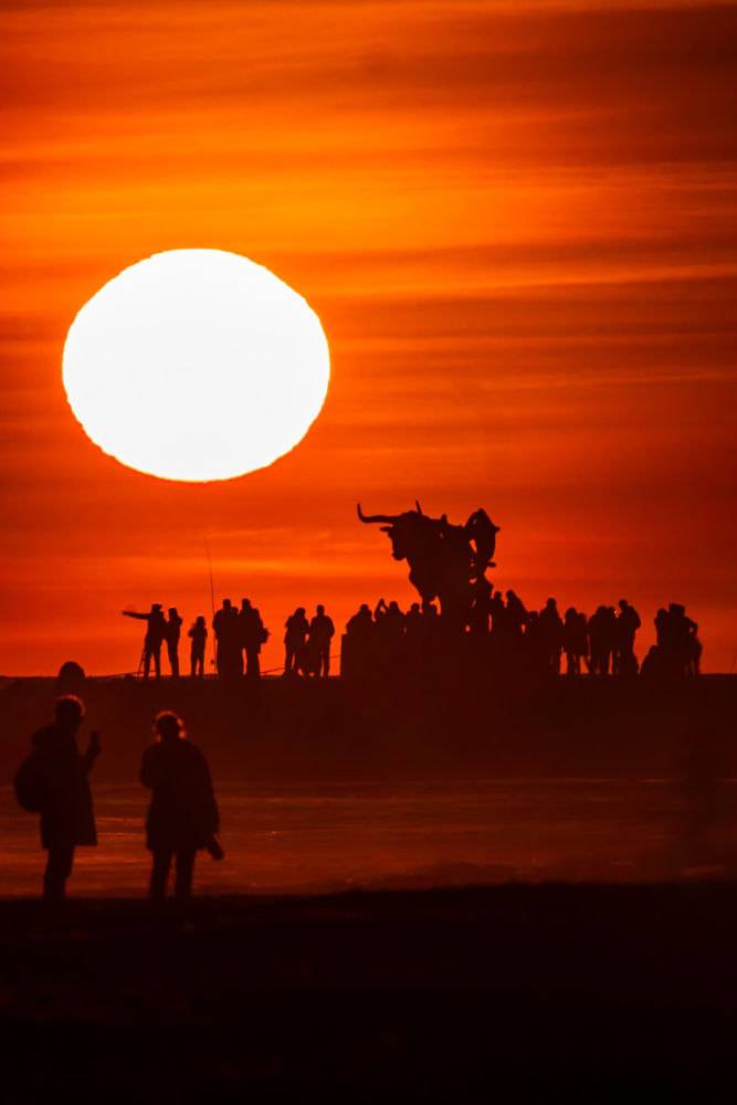 Pasífae al atardecer.