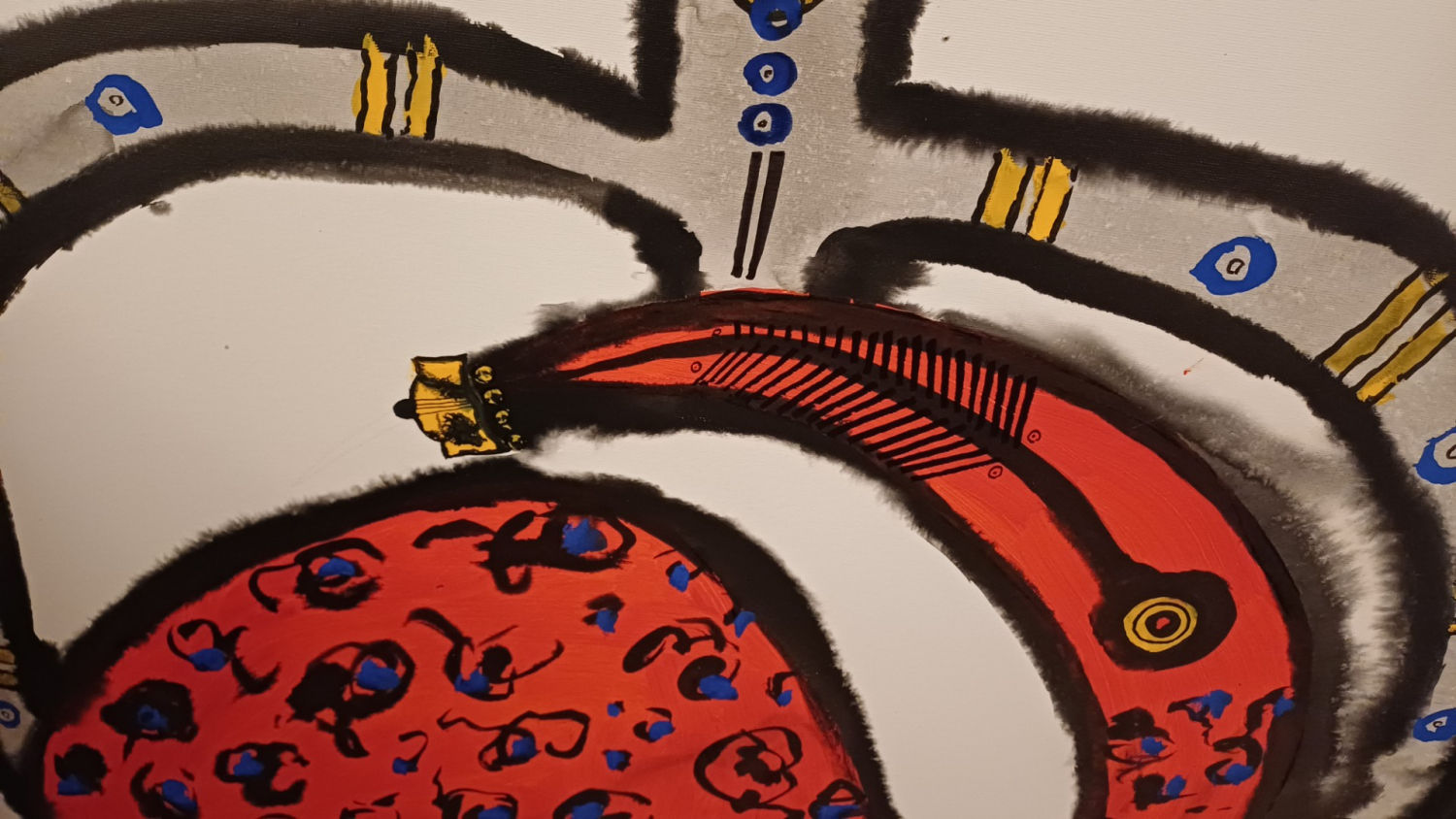 Detalle de una de las obras de Toni Puig.