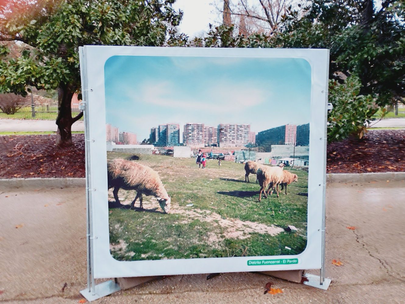 Imagen rural en el entorno urbano de Madrid.