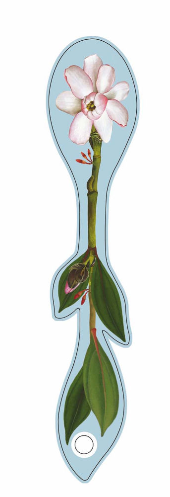 Motivos románticos —flores, hojas y mariposas— cobran vida en el juego de té Fête Vos Jeux, con cucharillas de porcelana inspiradas en el art nouveau.