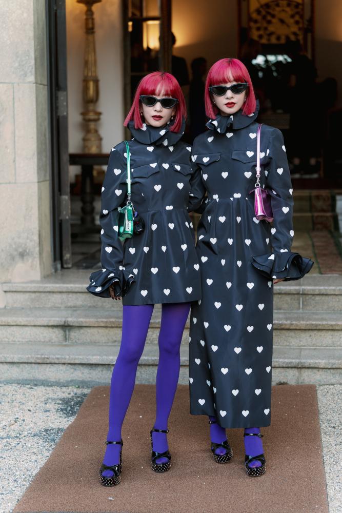TOKYO, JAPAN - MARCH 17: A model showcases designs by BALMUNG on the runway during Rakuten Fashion Week TOKYO 2021 autumn/winter at & Studio on March 17, 2021 in Tokyo, Japan. (Photo by Christopher Jue/Getty Images)