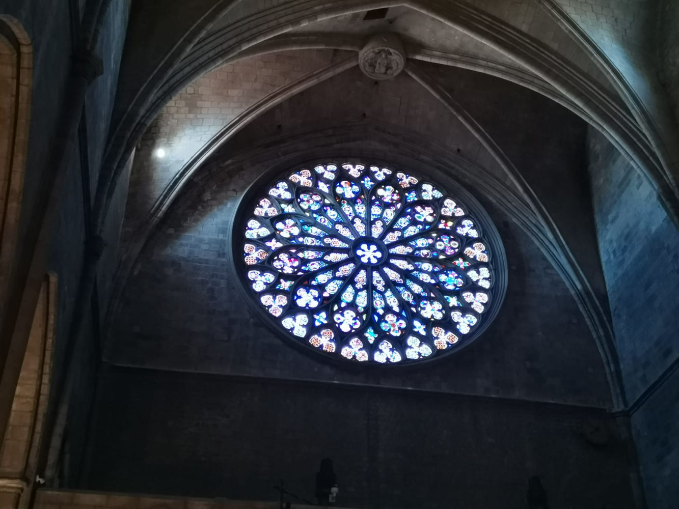 Rosetó de la catedral de Barcelona.