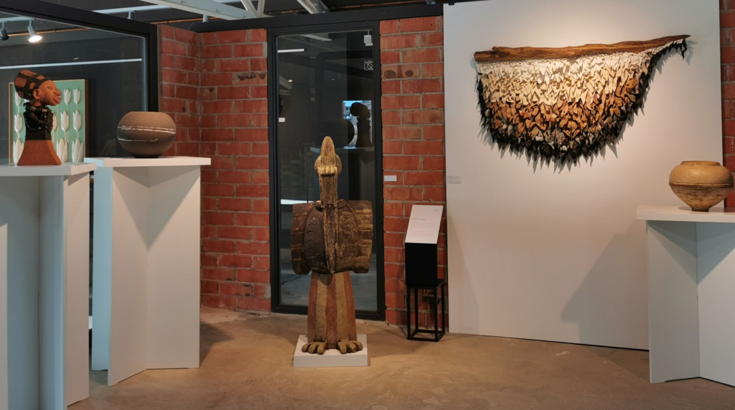 Algunas de las piezas de la muestra 'Sintonies' de Silvia Alsina.